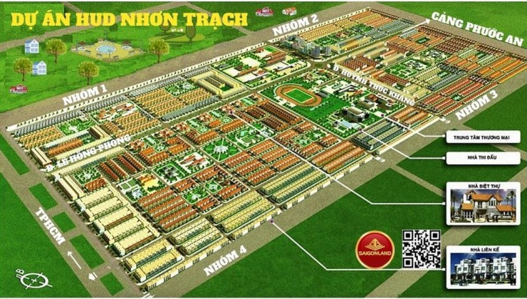 Mua bán đất Nhơn Trạch - Chuyên đất nền Nhơn Trạch sổ sẵn - Saigonland Nhơn Trạch